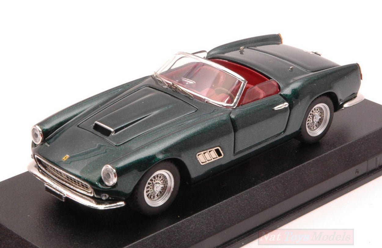 SCALE MODEL COMPATIBLE WITH FERRARI 250 GT CALIFORNIA 1962 GREEN METALLIC 1:43 ART MODEL AM0364