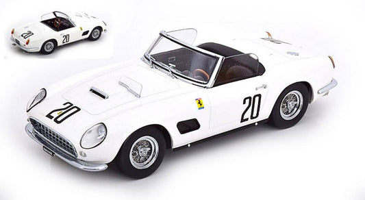 SCALE MODEL COMPATIBLE WITH FERRARI 250 GT CALIFORNIA N.20 24 H LE MANS 1960 STURGIS-SCHLESSER 1:18 KK SCALE KKDC181047
