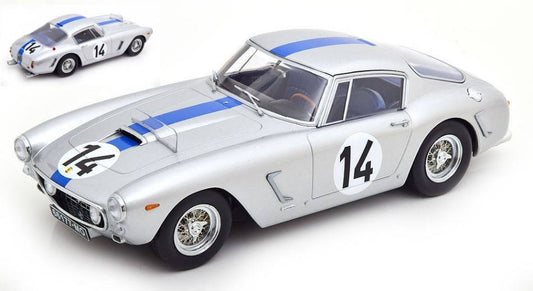 SCALE MODEL COMPATIBLE WITH FERRARI 250 GT SWB N.14 LM 1961 NOBLET-GUICHET 1:18 KK SCALE KKDC180862