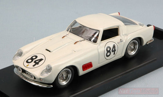SCALE MODEL COMPATIBLE WITH FERRARI 250 GT TDF N.84 2nd 12H REIMS 1958 MAIRESSE-BEURLYS 1:43 BANG BG7262