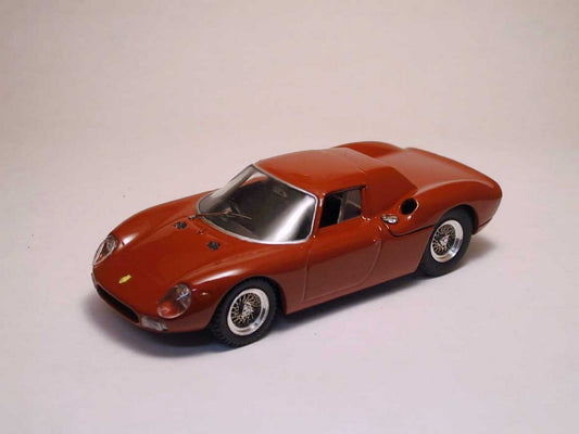 SCALE MODEL COMPATIBLE WITH FERRARI 250 LM 1964 LONG NOSE PROVA RED 1:43 BEST MODEL BT9160