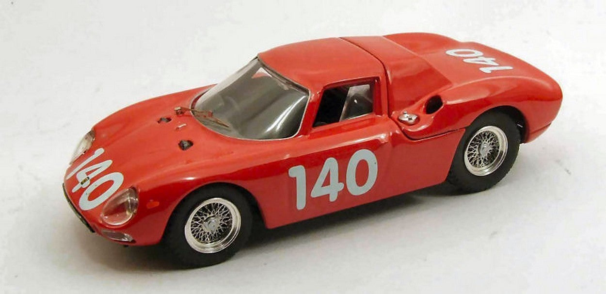 SCALE MODEL COMPATIBLE WITH FERRARI 250 LM N.140 RETIRED TARGA FLORIO 1965 TOPPETTI-GRANA 1:43 BEST MODEL BT9460