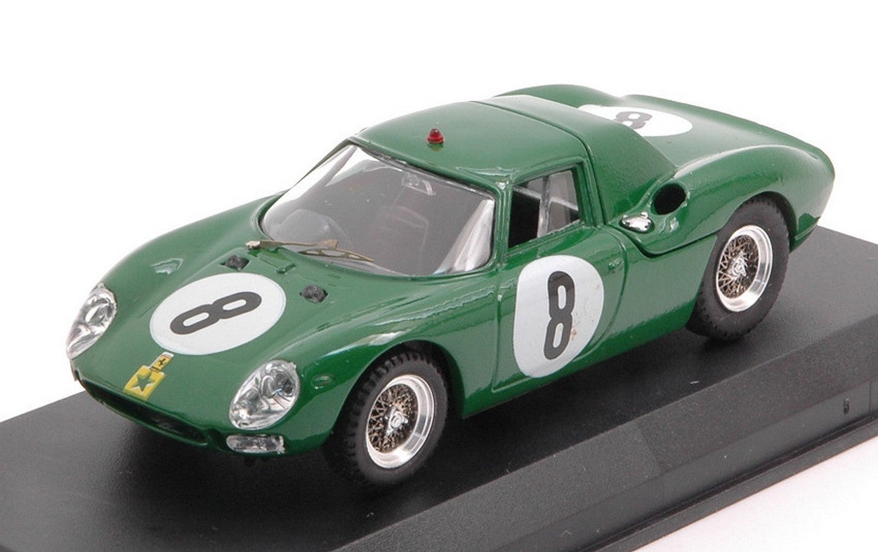 SCALE MODEL COMPATIBLE WITH FERRARI 250 N.8 16th 1000 KM NURBURGRING 1965 PIPER-MAGGS 1:43 BEST MODEL BT9054-2