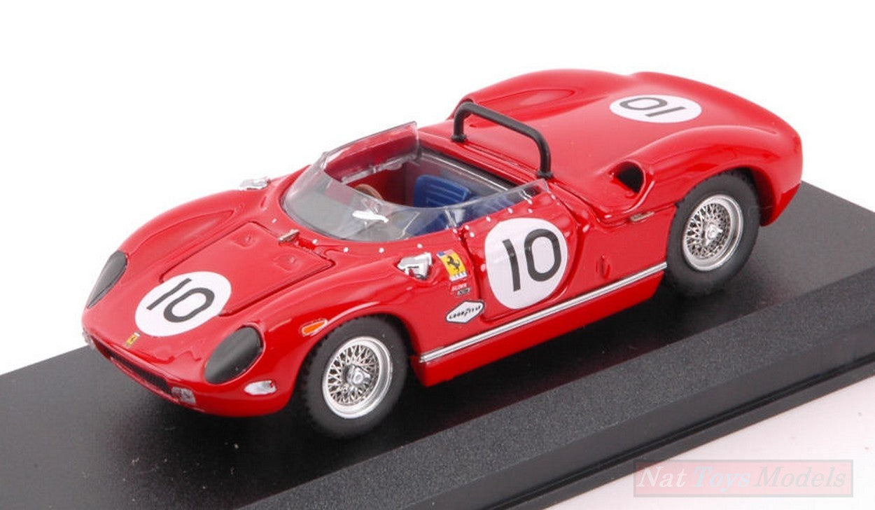 SCALE MODEL COMPATIBLE WITH FERRARI 250 P N.10 2nd NASSAU GOVERNATOR S TROPHY 1963 P.RODRIGUEZ 1:43 ART MODEL AM0395