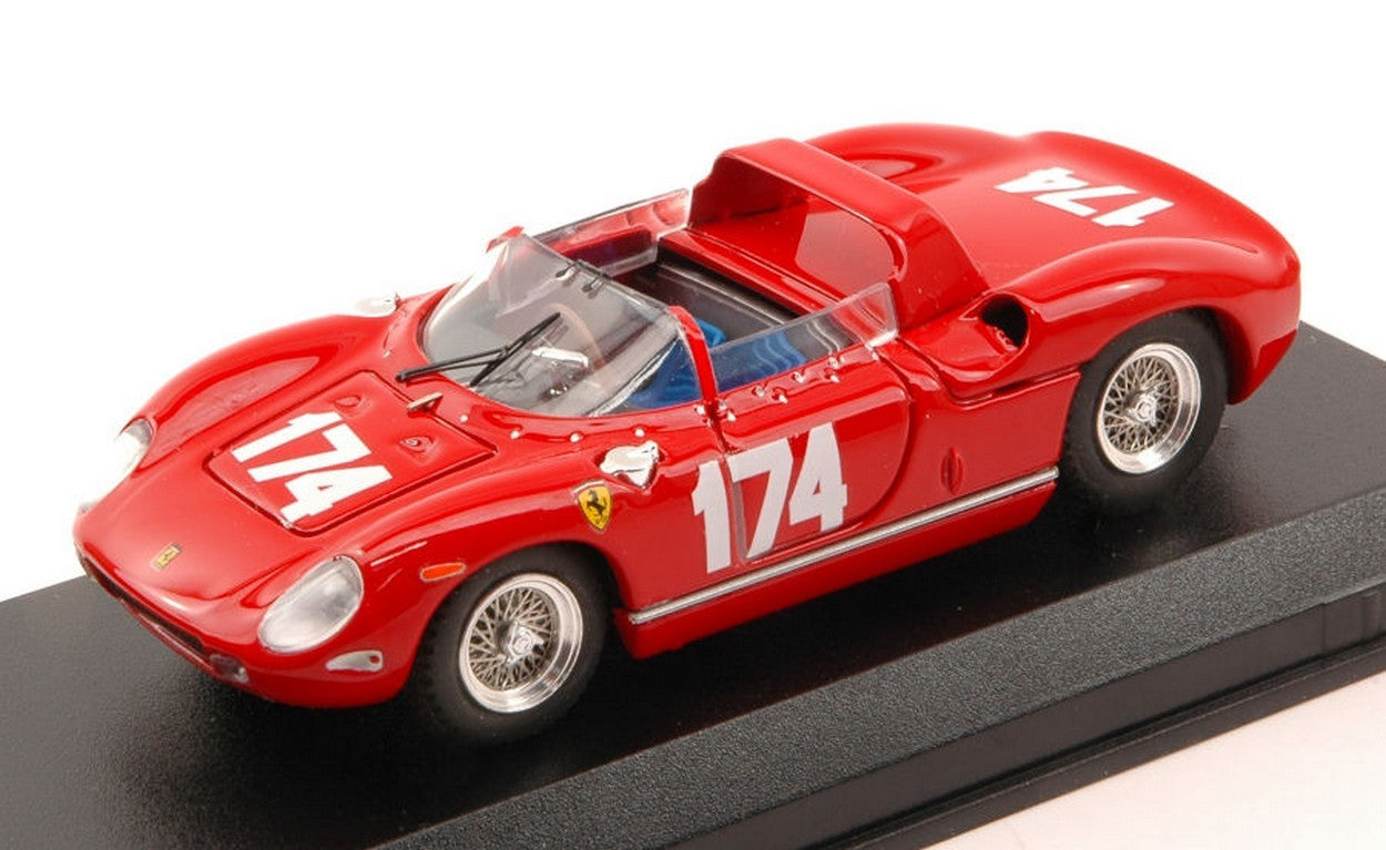SCALE MODEL COMPATIBLE WITH FERRARI 250 P N.174 ACCIDENT SURTEES T.FLORIO 1963 SURTEES-PARKES 1:43 ART MODEL AM0129