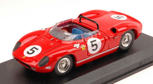 SCALE MODEL COMPATIBLE WITH FERRARI 250 P N.5 WINNER GP CANADA MOSPORT 1963 P.RODRIGUEZ 1:43 ART MODEL AM0225