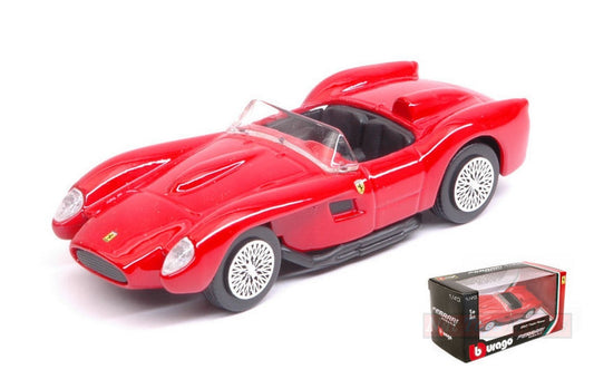 SCALE MODEL COMPATIBLE WITH FERRARI 250 TESTA ROSSA 1957 RED 1:43 BURAGO BU31099R
