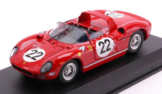 SCALE MODEL COMPATIBLE WITH FERRARI 250P N.22 24 H LE MANS 1963 PARKES-MAGLIOLI 1:43 ART MODEL AM0158-2