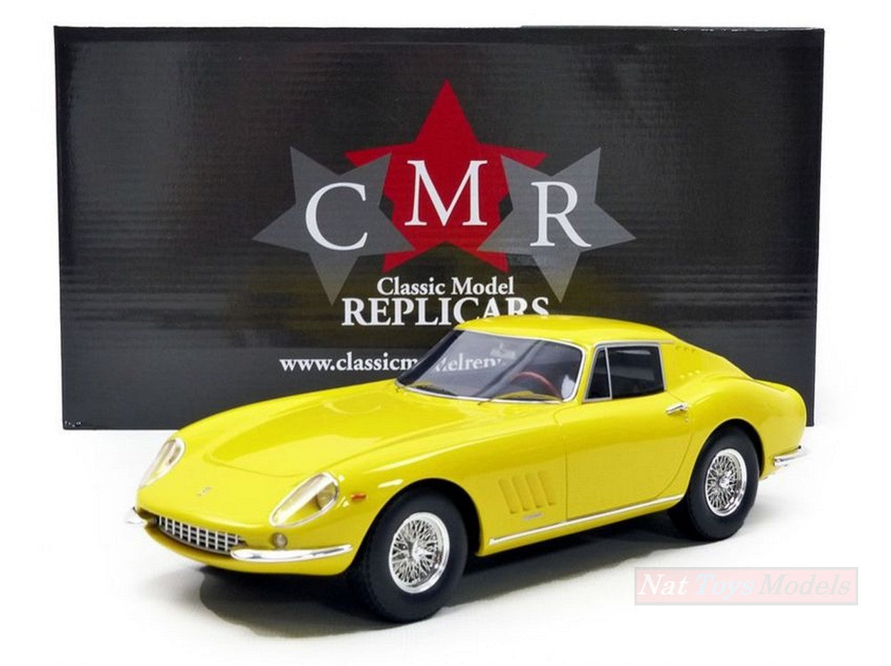 SCALE MODEL COMPATIBLE WITH FERRARI 275 GTB 1966 YELLOW 1:18 CMR CLASSIC MODEL REPLICARS CMR034