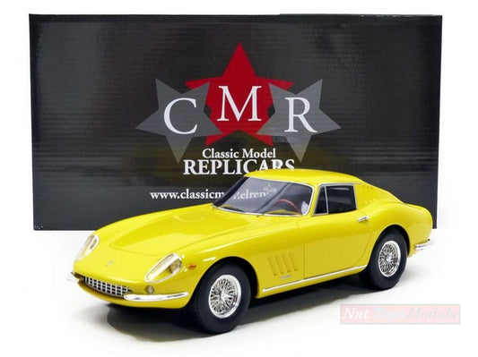 SCALE MODEL COMPATIBLE WITH FERRARI 275 GTB 1966 YELLOW 1:18 CMR CLASSIC MODEL REPLICARS CMR034