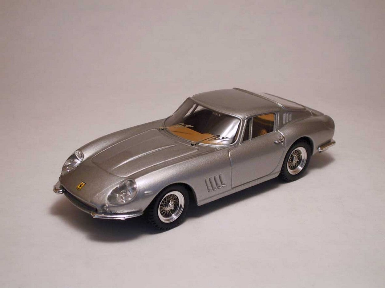 SCALE MODEL COMPATIBLE WITH FERRARI 275 GTB 4 COUPE COMMENDATORE G.AGNELLI SILVER 1:43 BEST BT9167
