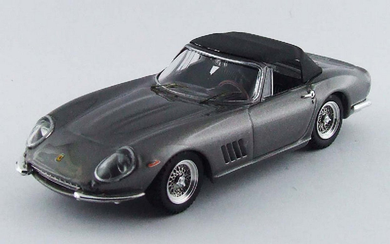 SCALE MODEL COMPATIBLE WITH FERRARI 275 GTB/4 NART SPYDER CLOSED SILVERGUN 1:43 BEST MODEL BT9538