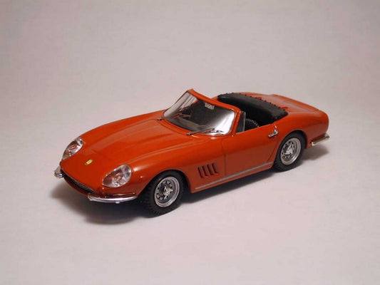 MODELLINO IN SCALA COMPATIBILE CON FERRARI 275 GTB/4 SPIDER 1966 RED 1:43 BEST MODEL BT9003R