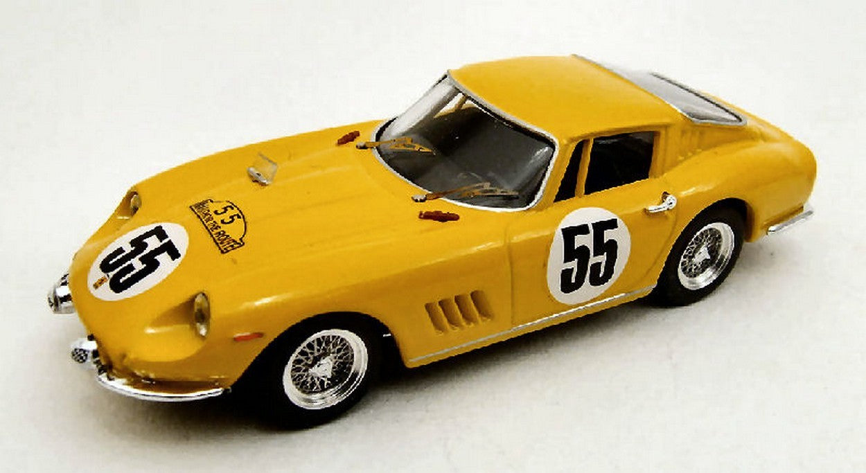 SCALE MODEL COMPATIBLE WITH FERRARI 275 GTB N.55 ACCIDENT 84 H NURBURGRING 1966 BIANCHI-DE KEIN 1:43 BEST MODEL BT9280