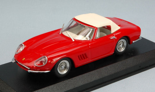 SCALE MODEL COMPATIBLE WITH FERRARI 275 GTB SPYDER NART 1967 RED 1:43 BEST MODEL BT9579