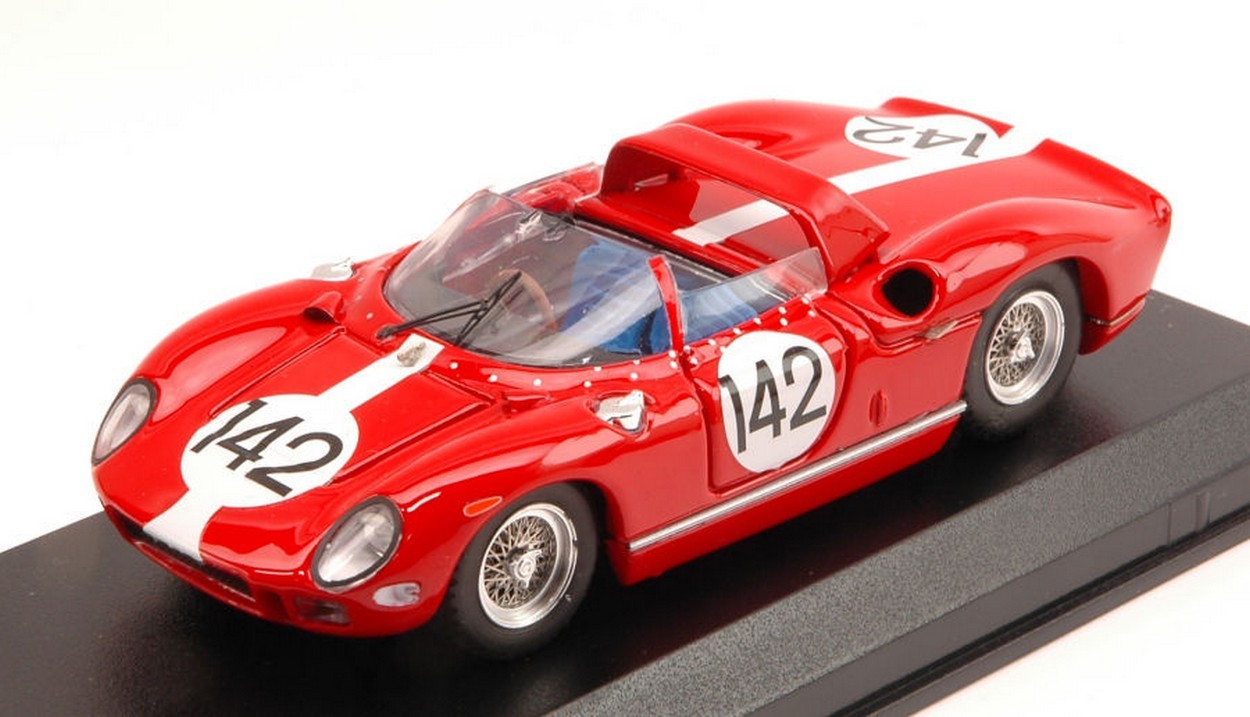 SCALE MODEL COMPATIBLE WITH FERRARI 275 P N.142 DQ ILLEGAL REFUEL NURBURGRING 1964 HILL-IRELAND 1:43 ART MODEL AM0229