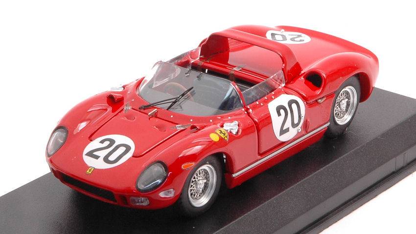 SCALE MODEL COMPATIBLE WITH FERRARI 275 P N.20 WINNER LM 1964 JEAN GUICHET-NINO VACCARELLA 1:43 ART MODEL AM0154-2