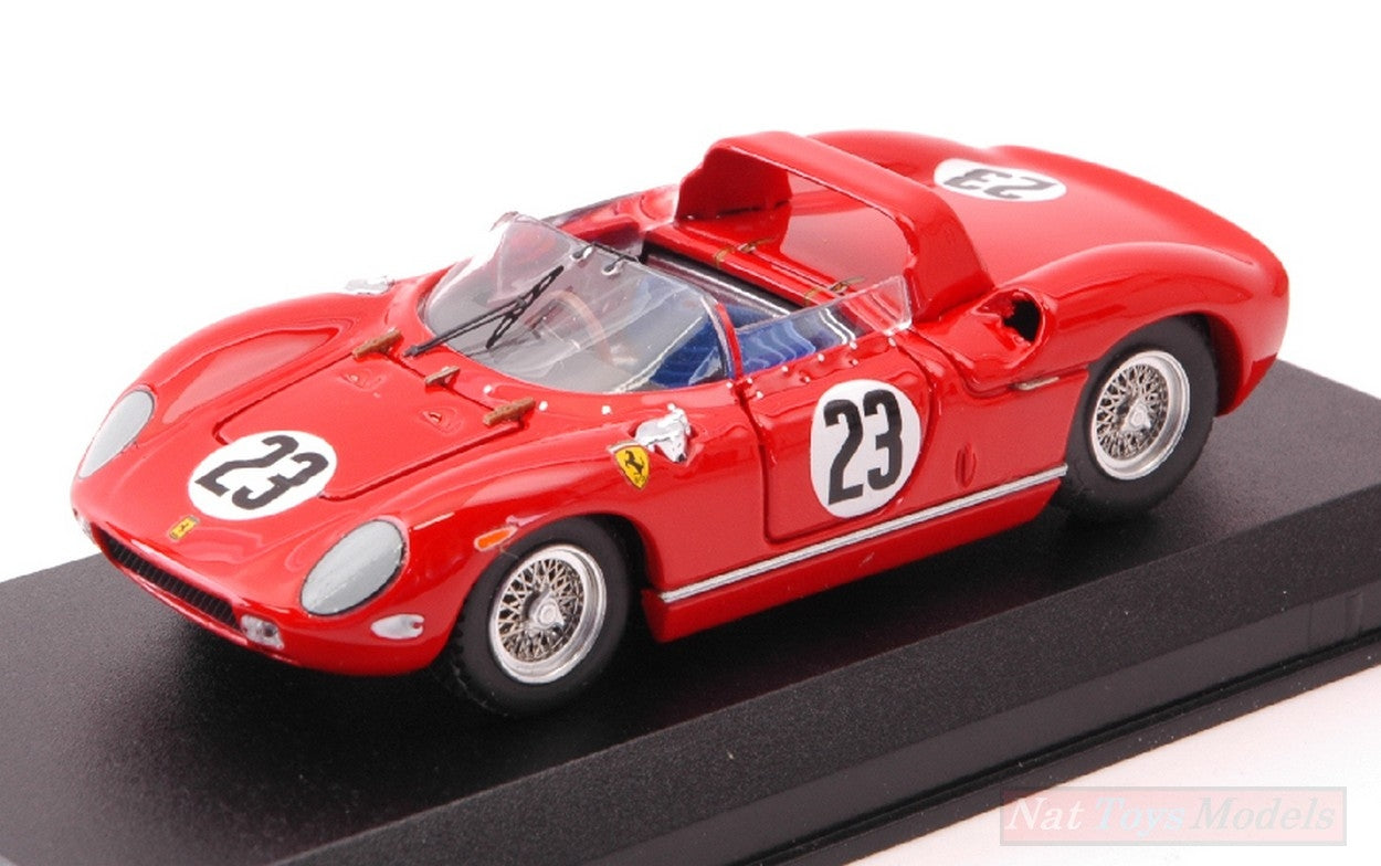 SCALE MODEL COMPATIBLE WITH FERRARI 275 P N.23 2nd 12 H SEBRING 1964 SCARFIOTTI-VACCARELLA 1:43 ART MODEL AM0408