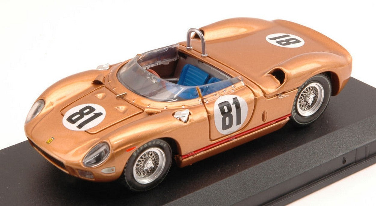 SCALE MODEL COMPATIBLE WITH FERRARI 275 P N.81 23rd (4th CLASS) SEBRING 1965 MAIRESSE-BIANCHI 1:43 ART MODEL AM0159