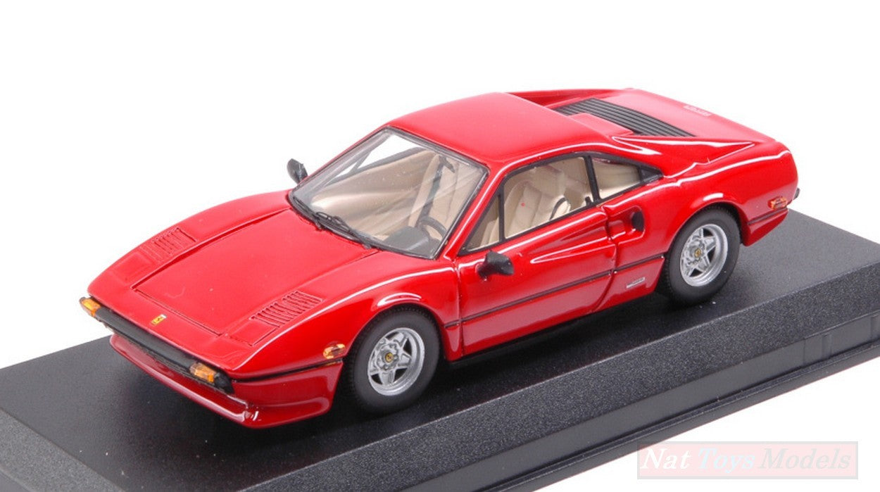 SCALE MODEL COMPATIBLE WITH FERRARI 308 GTB AMERICA VERSION 1976 RED 1:43 BEST MODEL BT9721