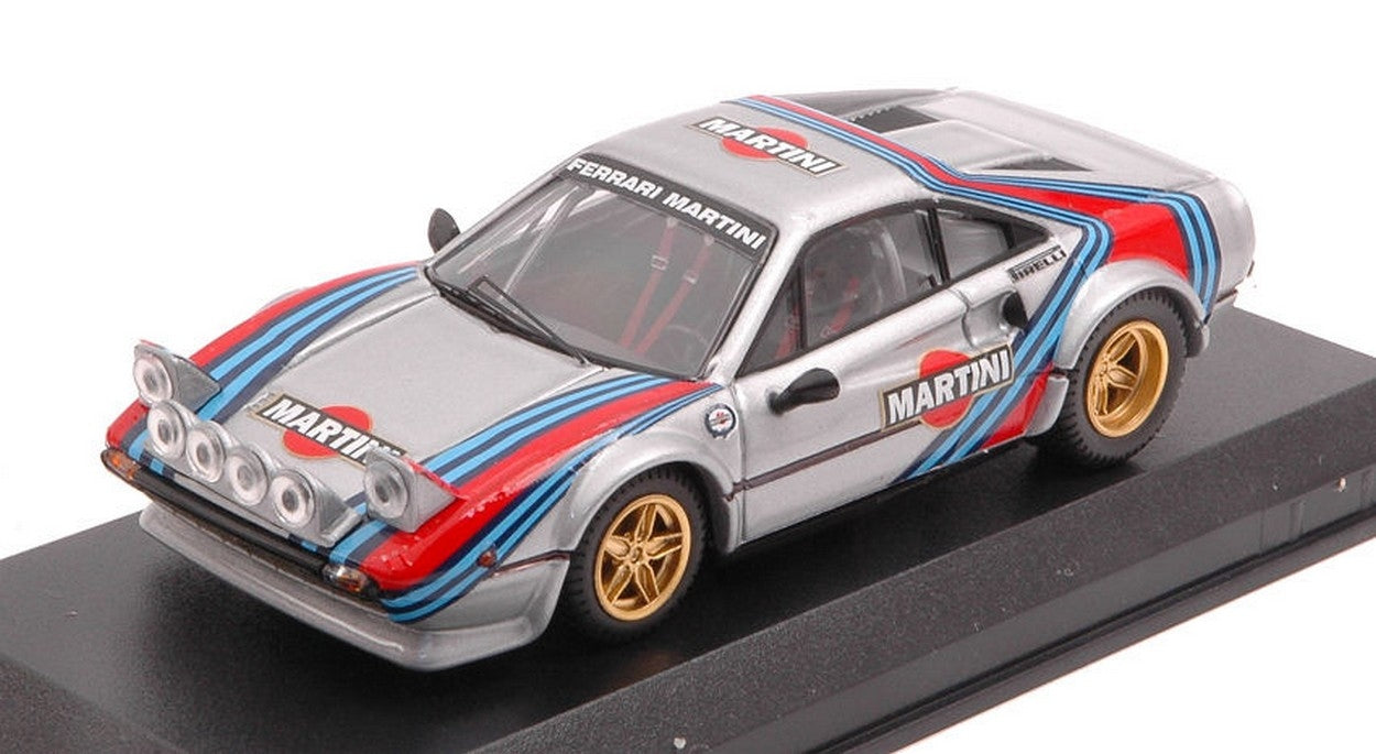 SCALE MODEL COMPATIBLE WITH FERRARI 308 GTB GR.4 MARTINI LIVERY AUTOMOBILE COUNCIL SHOW 2018 1:43 BEST BT9795