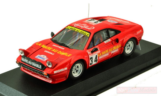 SCALE MODEL COMPATIBLE WITH FERRARI 308 GTB Gr.4 N.34 TOUR DE FRANCE 1983 D.GAUTHIER-M.GAUTHIER 1:43 BEST BT9752
