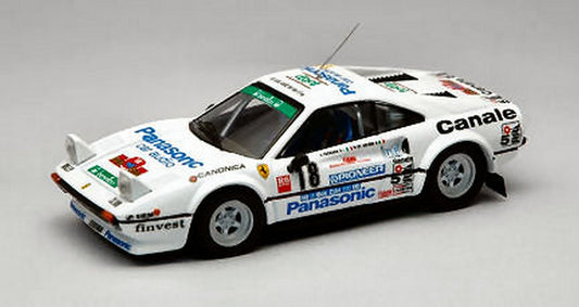 SCALE MODEL COMPATIBLE WITH FERRARI 308 GTB N.18 RETIRED ELBA 1982 TOGNANA-DE ANTONI 1:43 BEST MODEL BT9312