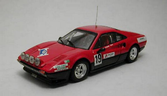 SCALE MODEL COMPATIBLE WITH FERRARI 308 GTB N.19 RALLY ST.CERGUE 1982 C.JAQUILLARD 1:43 BEST MODEL BT9291