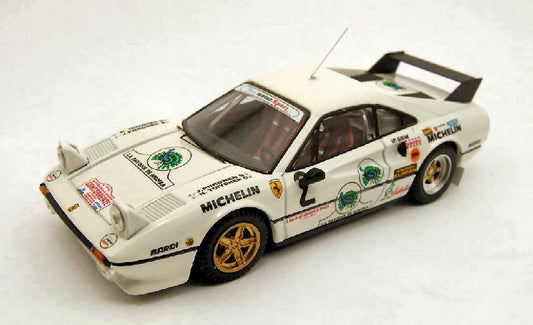 SCALE MODEL COMPATIBLE WITH FERRARI 308 GTB N.2 RALLY MONZA 1983 TOIVONEN-PIIRONEN 1:43 BEST MODEL BT9303