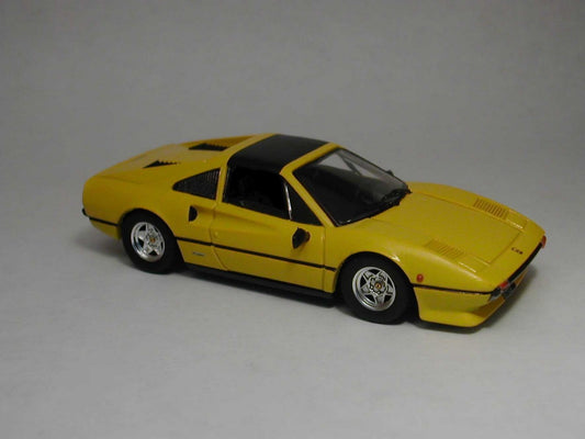 SCALE MODEL COMPATIBLE WITH FERRARI 308 GTS 1977 YELLOW 1:43 BEST BT9236