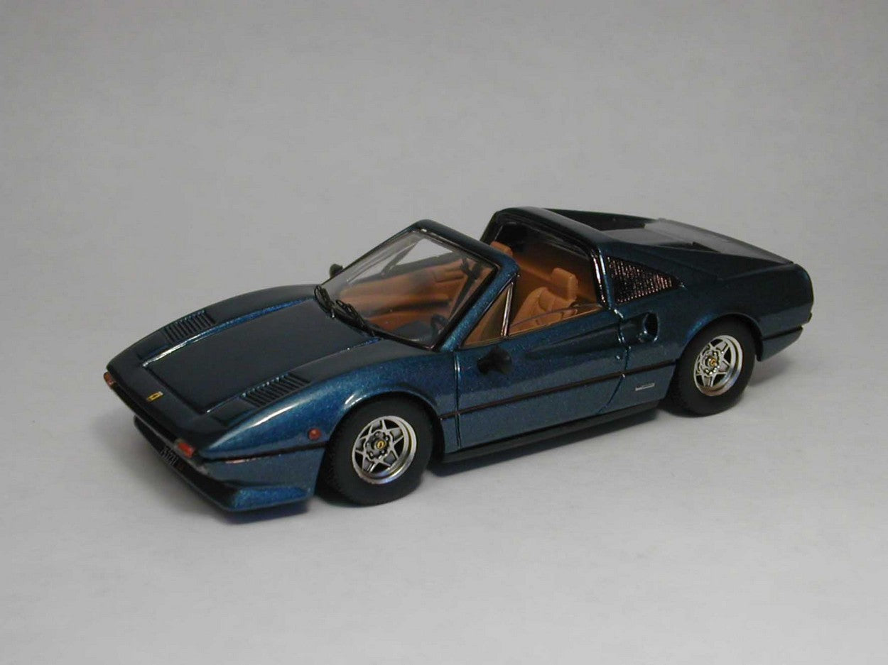 SCALE MODEL COMPATIBLE WITH FERRARI 308 GTS 1978 METALLIC BLUE 1:43 BEST MODEL BT9232
