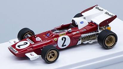 SCALE MODEL COMPATIBLE WITH FERRARI 312 B2 F1 N.2 ZANDVOORT GP 1971 J.ICKX 1:43 TECNOMODEL TMD43014C