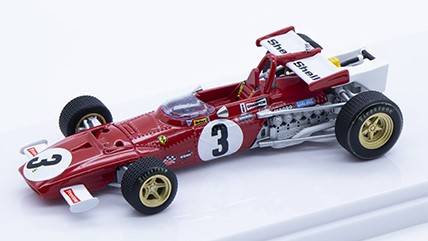 SCALE MODEL COMPATIBLE WITH FERRARI 312B N.3 WINNER GP MEXICO 1970 JACKY ICKX 1:43 TECNOMODEL TMD4309D