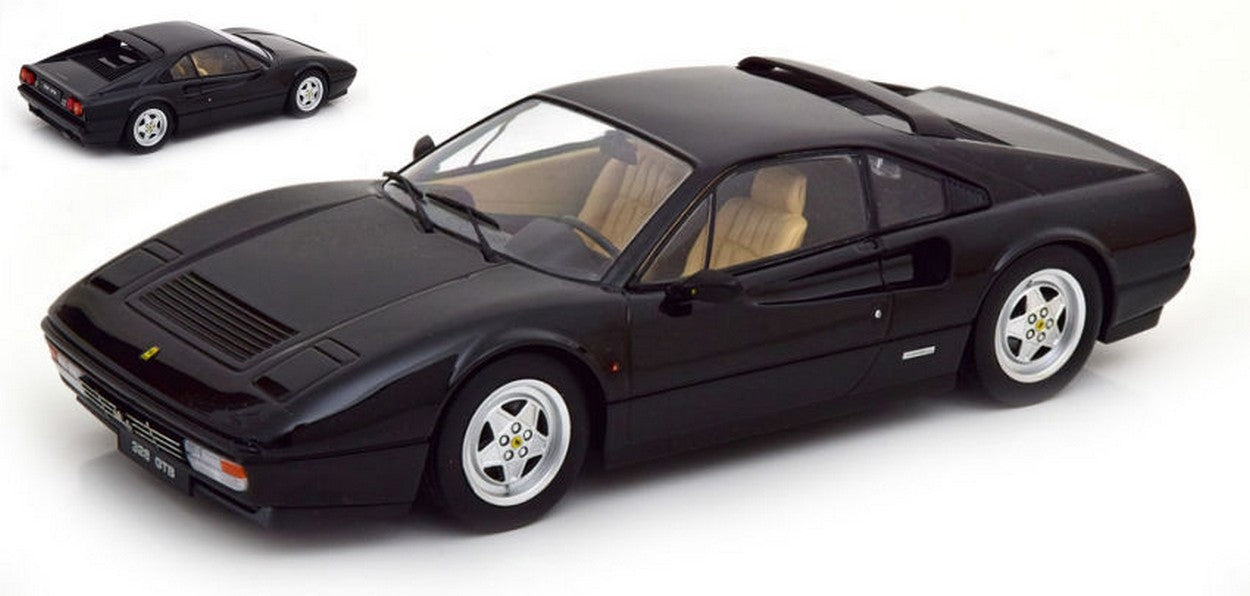 SCALE MODEL COMPATIBLE WITH FERRARI 328 GTB 1985 BLACK 1:18 KK SCALE KKDC180532