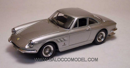 SCALE MODEL COMPATIBLE WITH FERRARI 330 GT SILVER G.AGNELLI 1:43 BEST MODEL BT9146