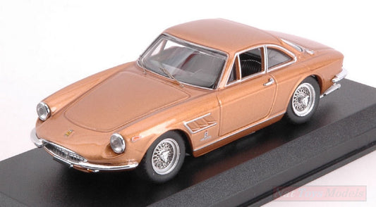 SCALE MODEL COMPATIBLE WITH FERRARI 330 GTC 1966 BY PININFARINA NOCCIOLA METALLIC 1:43 BEST MODEL BT9734