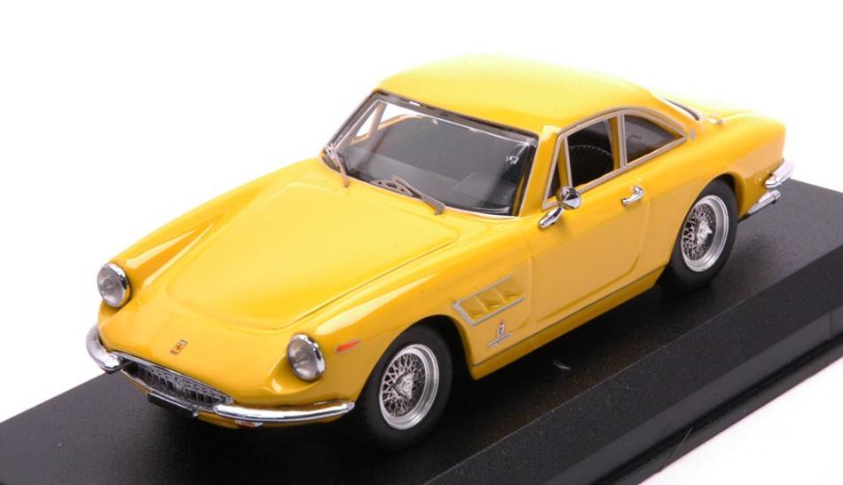 SCALE MODEL COMPATIBLE WITH FERRARI 330 GTC SPOKED WHEELS 1967 YELLOW 1:43 BEST MODEL BT9845