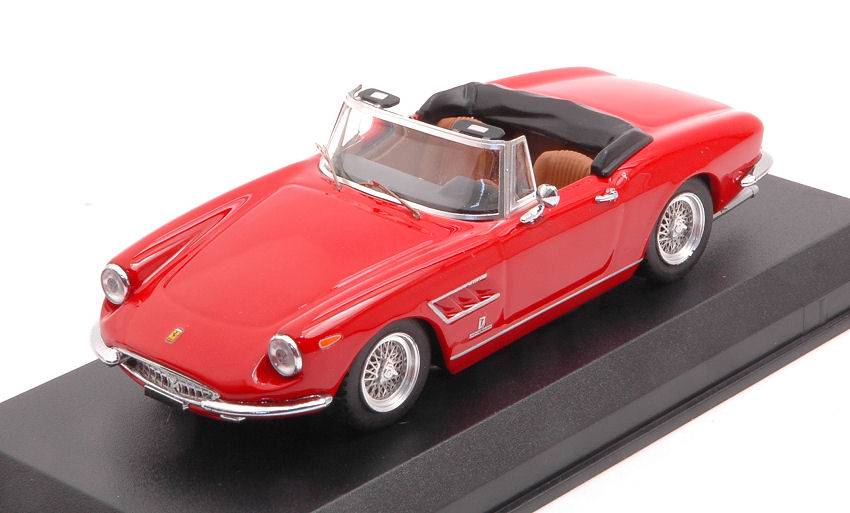 SCALE MODEL COMPATIBLE WITH FERRARI 330 GTS 1967 RED SPOKED WHEELS 1:43 BEST MODEL BT9812