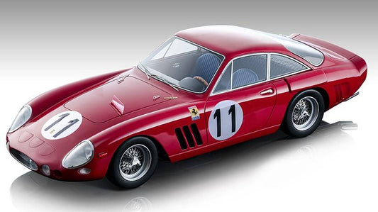 SCALE MODEL COMPATIBLE WITH FERRARI 330 LMB N.11 LE MANS 1964 NART GURNEY/HALL 1:18 TECNOMODEL TMD1890H