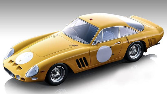 SCALE MODEL COMPATIBLE WITH FERRARI 330 LMB YELLOW PRESS VERSION 1963 1:18 TECNOMODEL TMD1890E