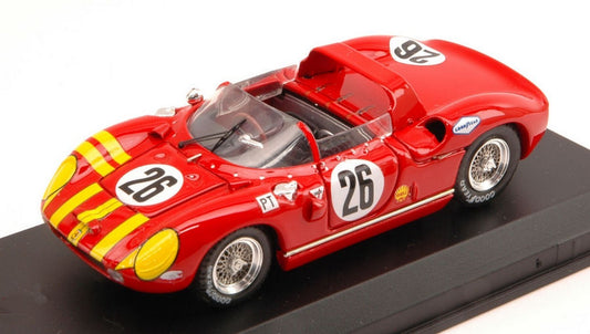 SCALE MODEL COMPATIBLE WITH FERRARI 330 P N.26 34th SEBRING 1965 GROSSMAN-HUDSON 1:43 ART MODEL AM0175