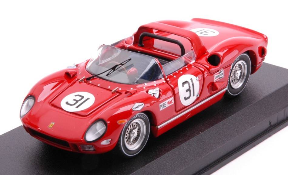 SCALE MODEL COMPATIBLE WITH FERRARI 330 P N.31 24 H DAYTONA 1966 FULP-RUTAN-JENNINGS 1:43 ART MODEL AM0451