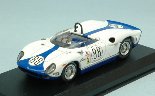 SCALE MODEL COMPATIBLE WITH FERRARI 330 P N.88 RETIRED 2000 KM DAYTONA 1965 PIPER-HENSGEN 1:43 ART MODEL AM0359