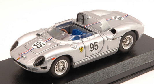 SCALE MODEL COMPATIBLE WITH FERRARI 330 P N.95 DNF USRRC BRIDGEHAMPTON 1966 BOB GROSSMAN 1:43 ART MODEL AM0309