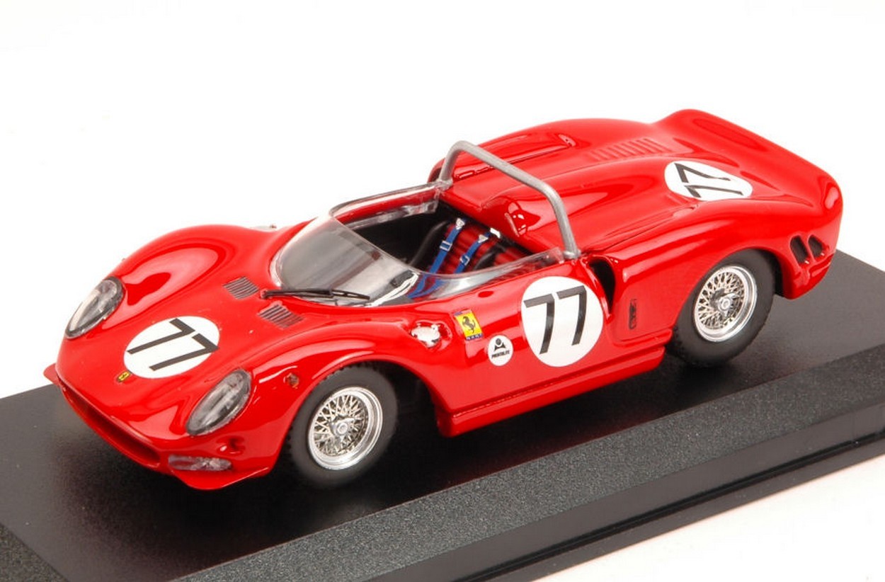 MODELLINO IN SCALA COMPATIBILE CON FERRARI 330 P2 N.77 DNF DAYTONA 1965 SURTEES-RODRIGUEZ 1:43 BEST MODEL BT9583