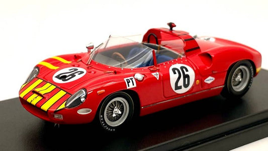 SCALE MODEL COMPATIBLE WITH FERRARI 330P N.26 12H SEBRING 1965 GROSSMAN/HUDSON 1:43 LOOKSMART LSRC089