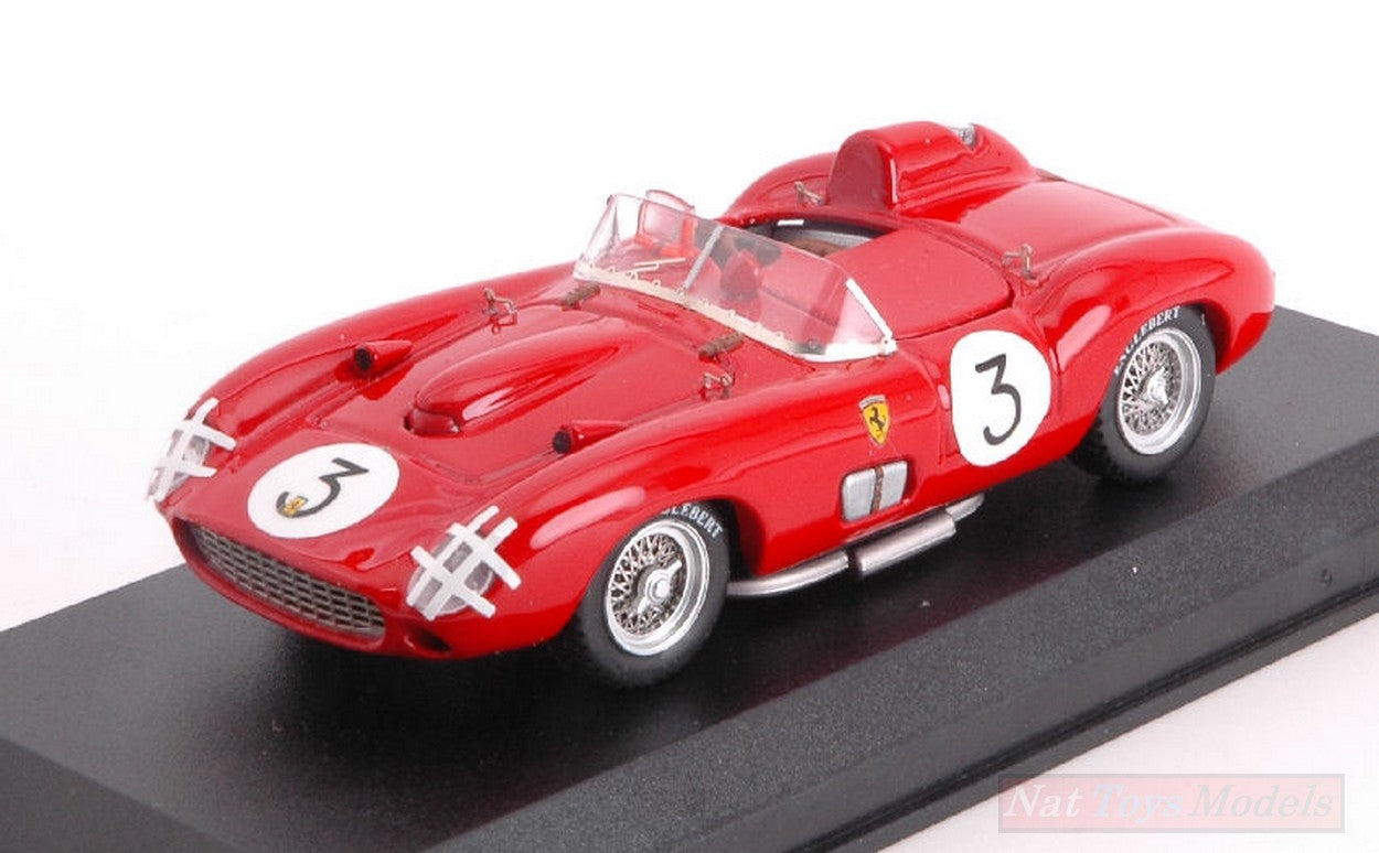 SCALE MODEL COMPATIBLE WITH FERRARI 335S N.3 4th SWEDEN GRAND PRIX 1957 HAWTHORN-MUSSO 1:43 ART MODEL AM0398