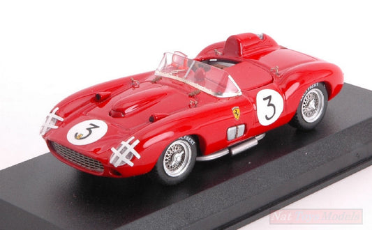 SCALE MODEL COMPATIBLE WITH FERRARI 335S N.3 4th SWEDEN GRAND PRIX 1957 HAWTHORN-MUSSO 1:43 ART MODEL AM0398