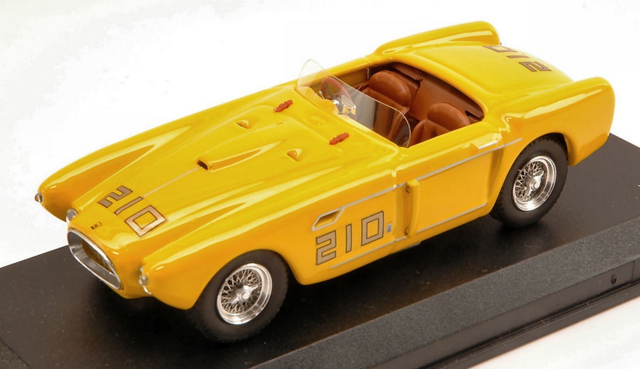 SCALE MODEL COMPATIBLE WITH FERRARI 340 MEXICO SPYDER N.210 WATKINS GLEN 1955 P.GLAIS 1:43 ART MODEL AM0210