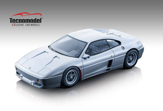 SCALE MODEL COMPATIBLE WITH FERRARI 348 ZAGATO 1991 NURBURGRING SILVER 1:18 TECNOMODEL TMD18131C